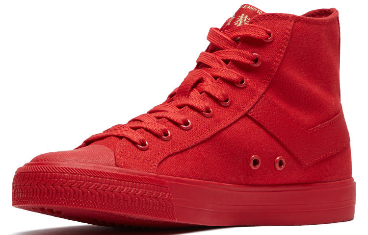 (WMNS) PONY Leisure Comfortable Canvas Shoes Red 01W1SH16RD