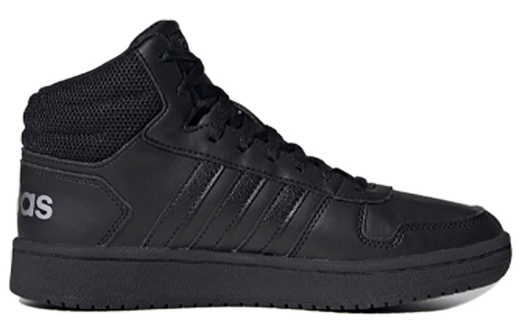 (WMNS) adidas Hoops 2.0 Mid 'Core Black Grey' FW4497