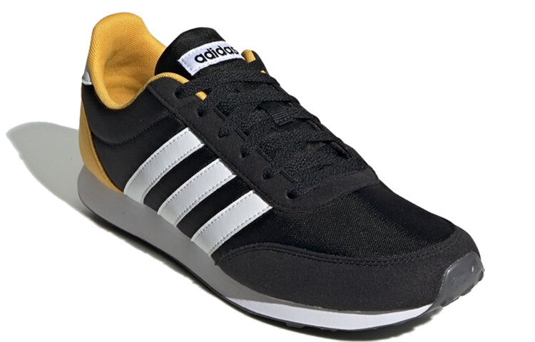 adidas neo V Racer 2.0 'Black White Yellow' EG9913