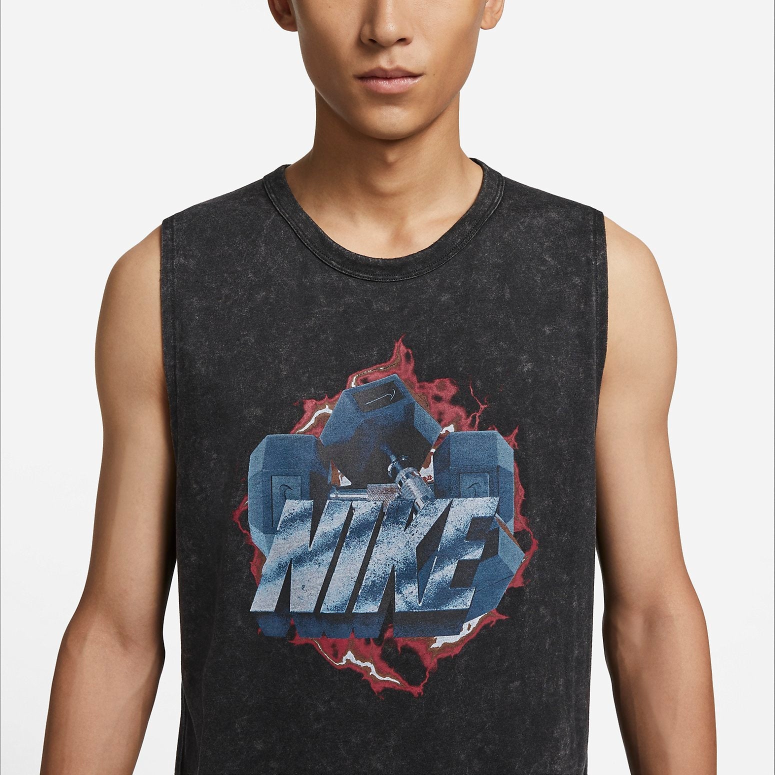 Nike Dri-FIT Training Gym Tank Top 'Black' DX0909-010