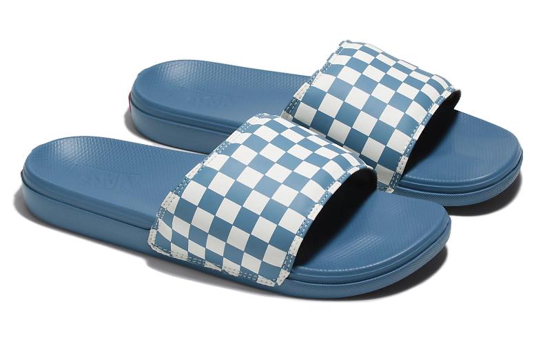 Vans Checkerboard La Costa Slide-On Sandal 'Blue White' VN0A5HF5ZR8