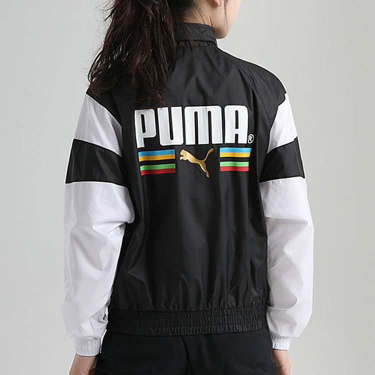 (WMNS) PUMA Woven Thin and light Sports Jacket Black 599065-01