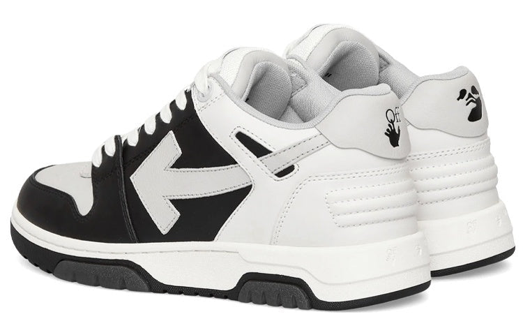 Off-White Out Of Office Low-Top Sneaker 'Black White' OMIA189F22LEA0010709