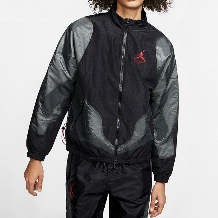 Air Jordan x Off-White Woven Jacket 'Black' CV0550-010