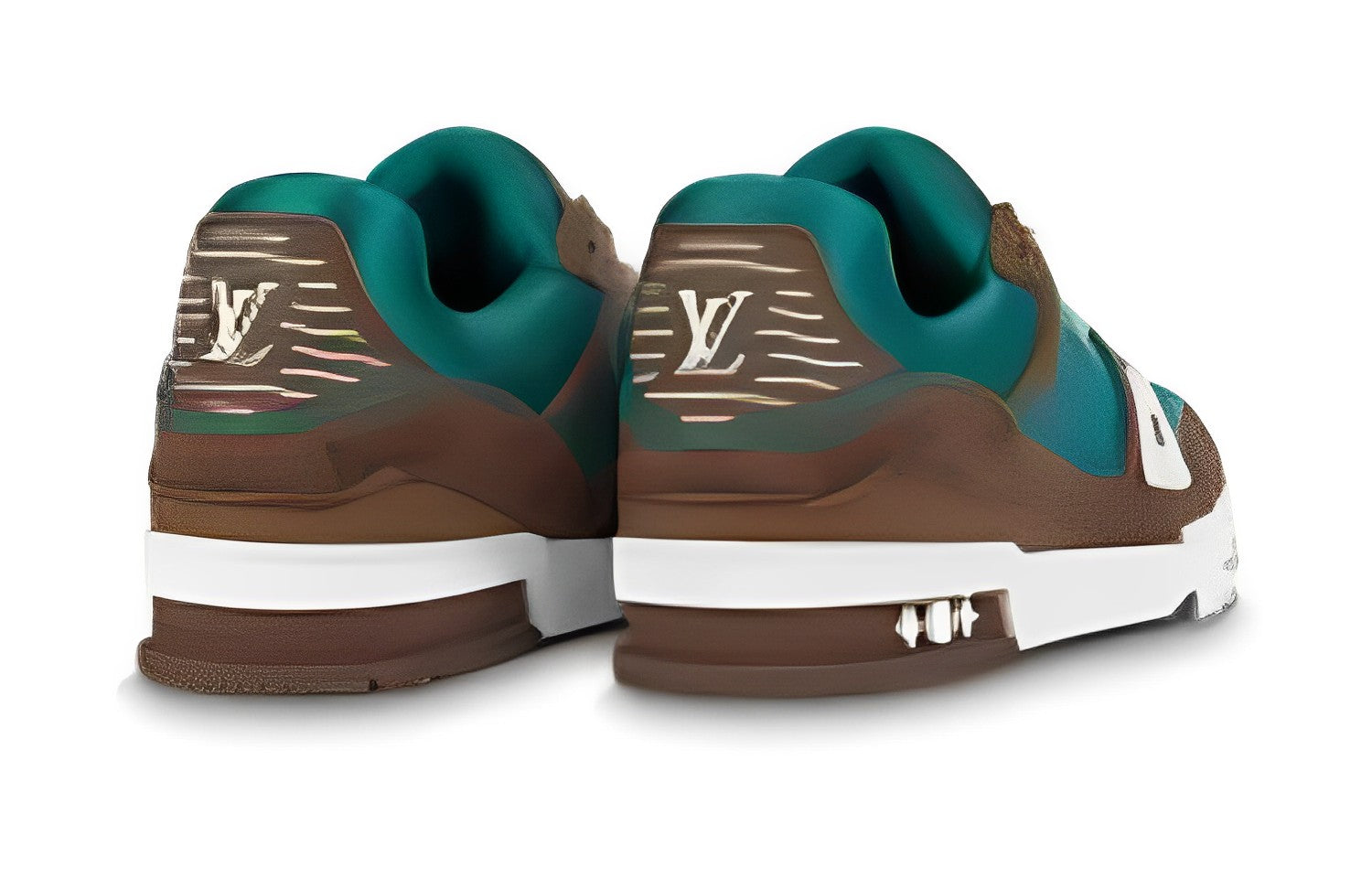 LOUIS VUITTON Trainers 'Brown Teal' 1AARPZ