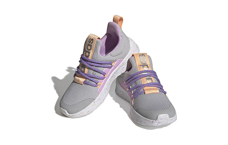 (GS) adidas Lite Racer Adapt 5.0 J 'Grey Lilac Orange' HQ3753