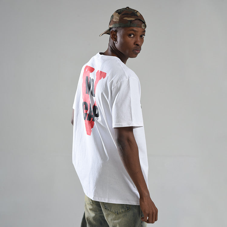 VLONE No Cap Tee Short Sleeve Unisex White VLTE19009