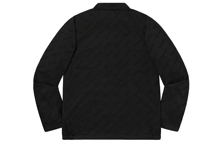 Supreme FW19 Week 5 Snap Front Jacquard Logos Twill Jacket Logo SUP-FW19-591