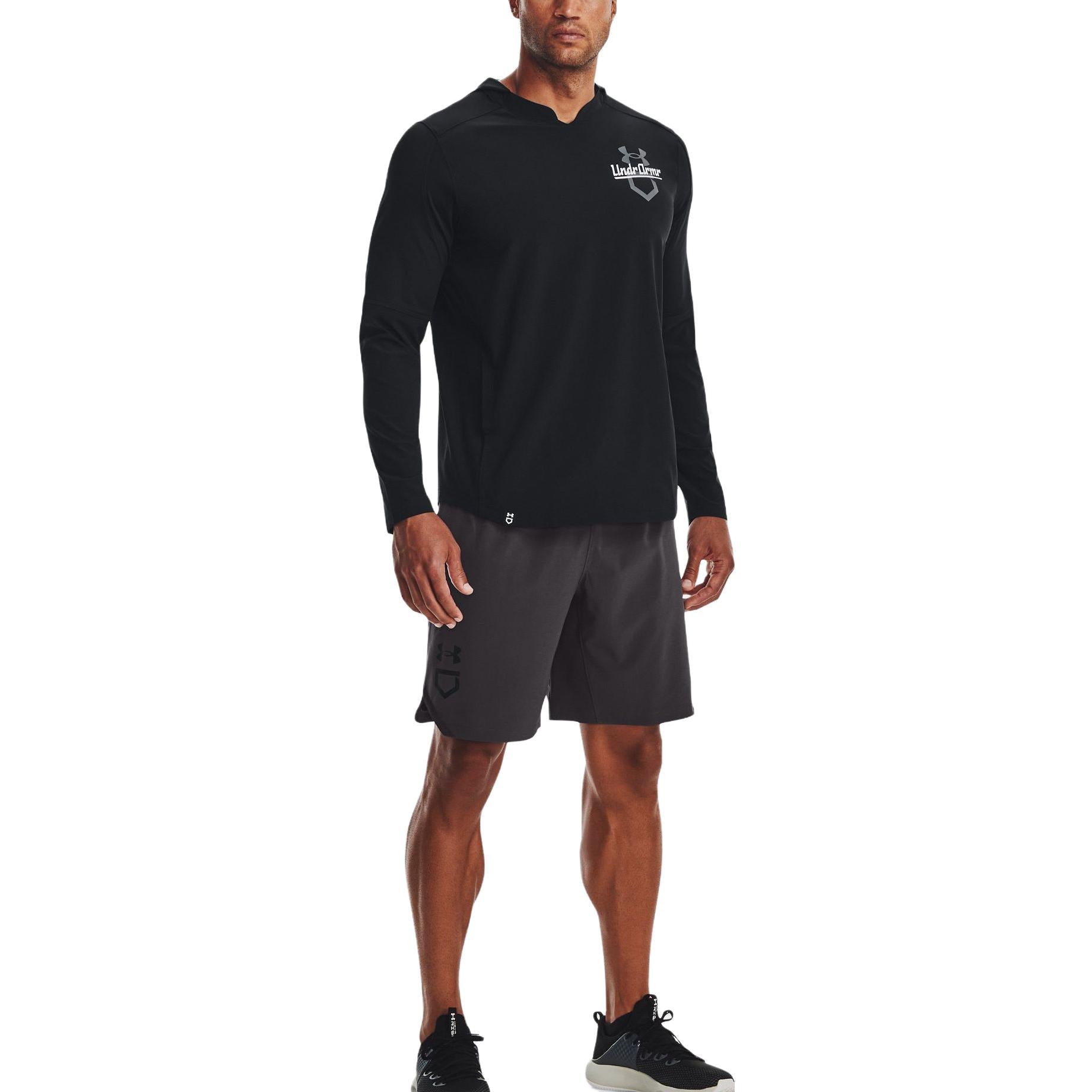 Under Armour Hooded Cage Jacket Hoodie 'Black' 1374376-010