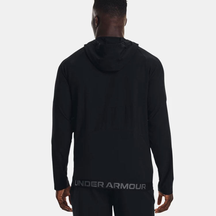 Under Armour Perforated Windbreaker Jacket 'Black' 1370499-001