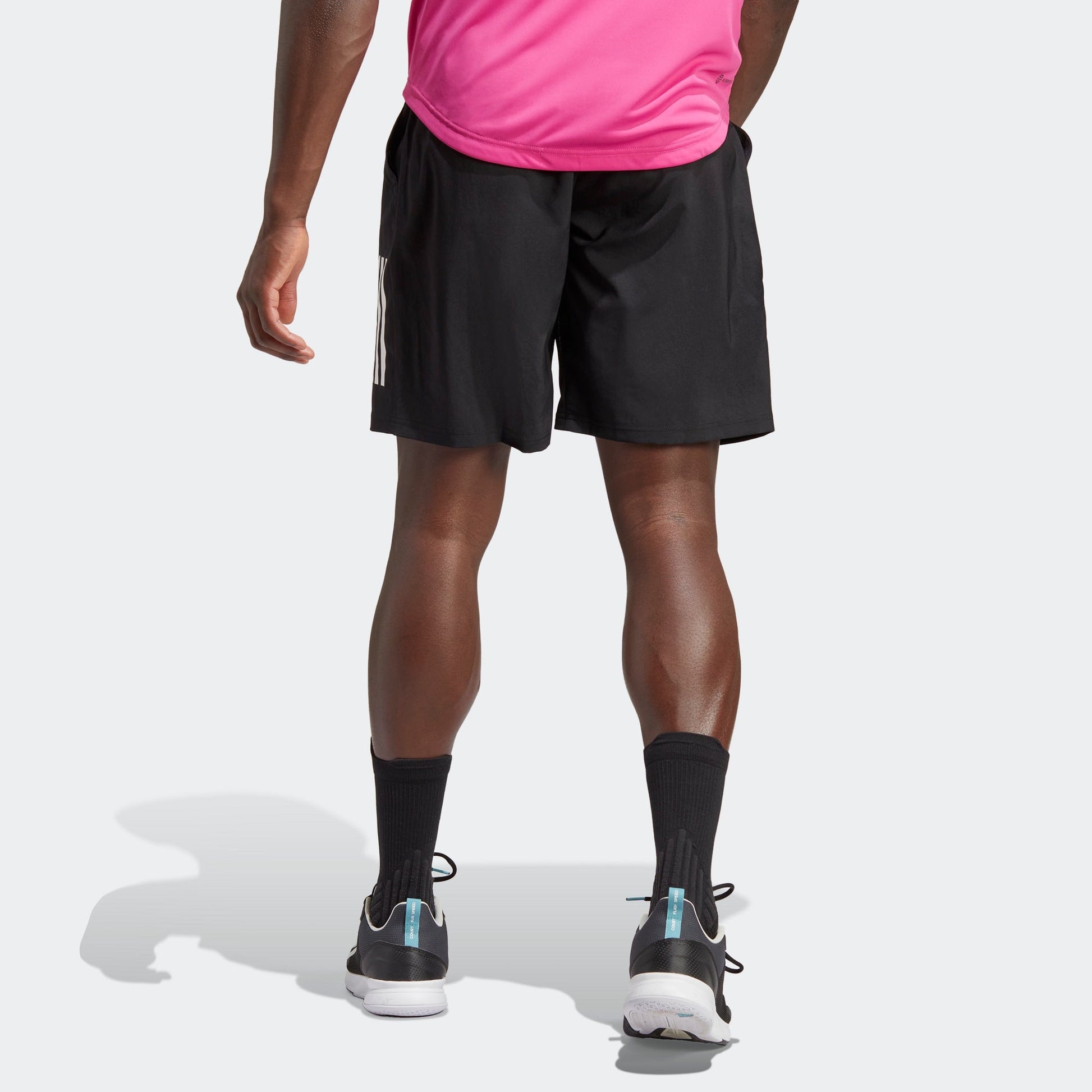adidas Club 3-Stripes Tennis Shorts Asia Sizing 'Black' HS3253