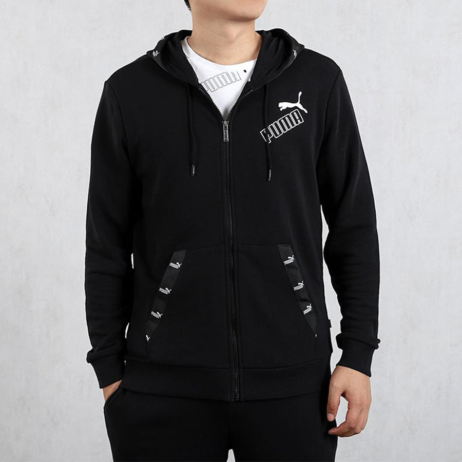 PUMA Sports Casual Hooded Windbreaker Black 583524-01
