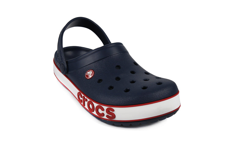 (PS) Crocs Corcband Bold Logo Minimalistic Casual Blue Red Sandals 'Blue Red' 206022-4CC