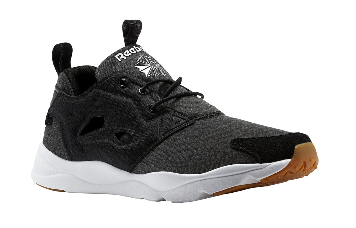 Reebok Unisex Furylite Heather Sneakers Black CM9949