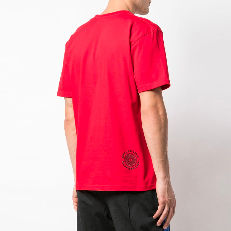 Supreme Spitfire wheels T-Shirt 'Red' SU4957