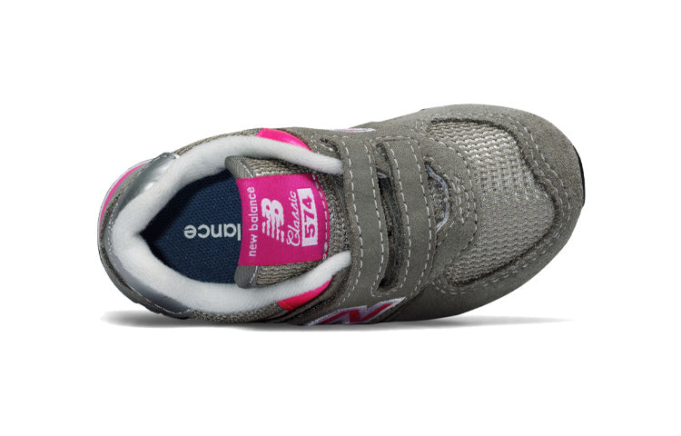 New Balance Hook and Loop 574 Core 'Grey Pink' IV574GP