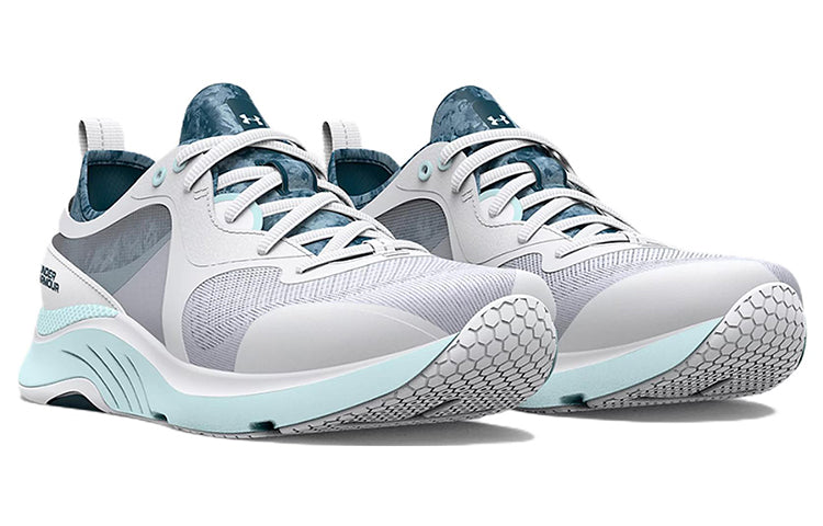 (WMNS) Under Armour HOVR Omnia 'White Breaker Blue' 3026006-100