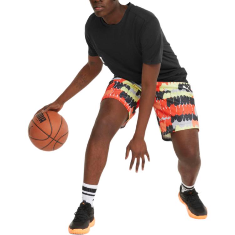 PUMA All Tournament Basketball T-Shirt 'Black White' 532132-08