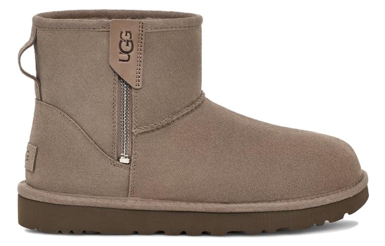 (WMNS) UGG Classic Mini Bailey Zip 'Beige Grey' 1151230-SKP