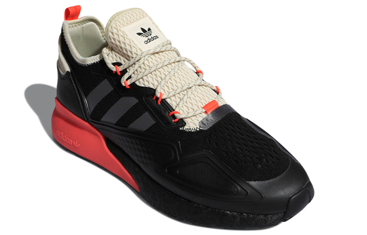 adidas ZX 2K Boost 'Core Black Grey Five Solar Red'  FV9999