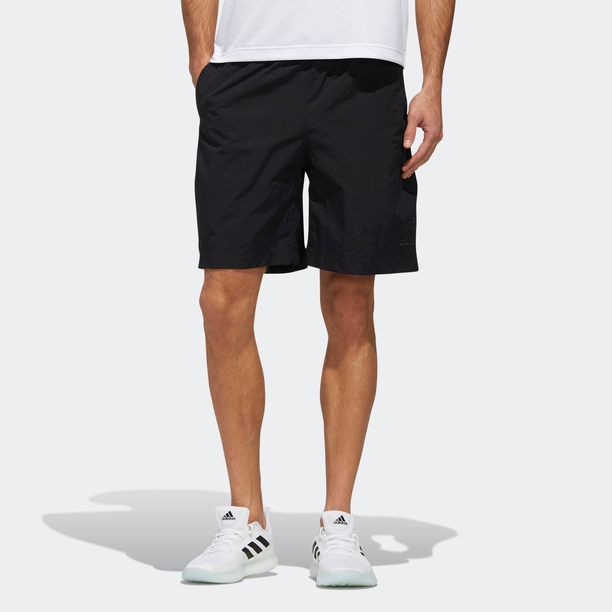 adidas M Mh 3s Wv Sho Woven Solid Color Loose Sports Shorts Black FM5468