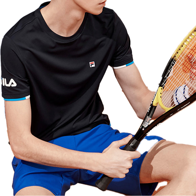 FILA Athletics Logo Printing Short Sleeve Royal blue A11M023110F-NV