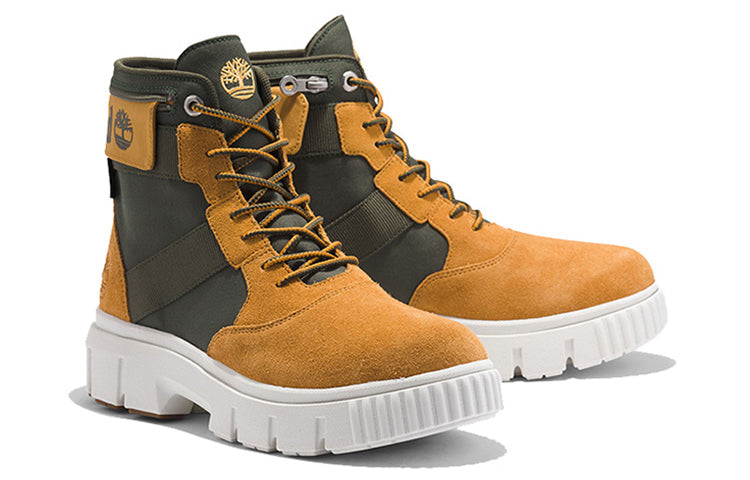 Timberland Greyfield 6 Inch Waterproof Fold-Down Boots 'Wheat Suede' A2KVY231