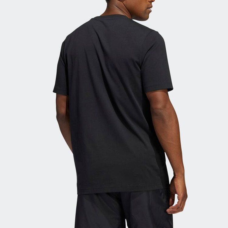 Men's adidas James Harden Abstract Pattern Short Sleeve Black T-Shirt H62286