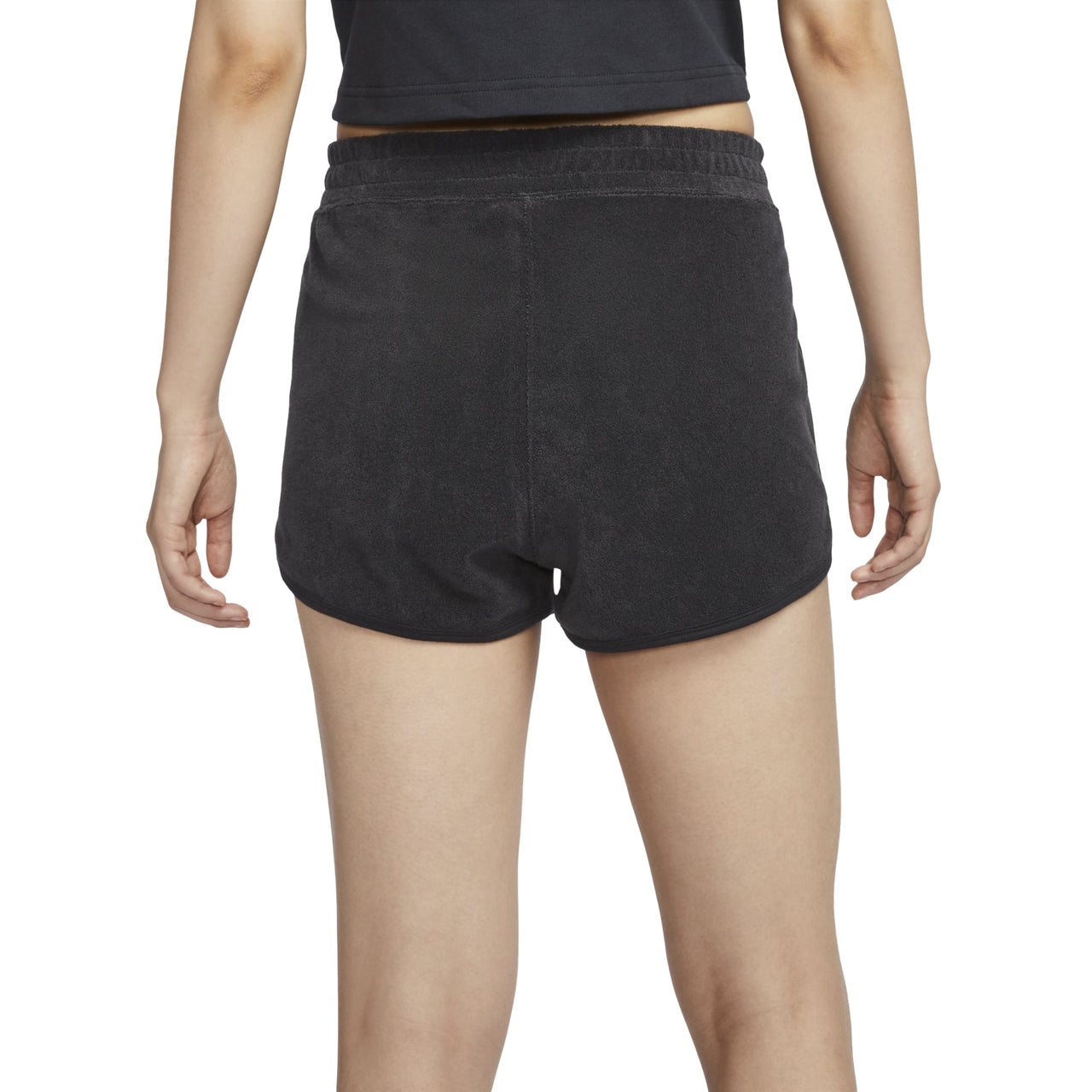 (WMNS) NikeCourt Heritage Mid-Rise French Terry Tennis Shorts Asia Sizing 'Black' FQ2283-010