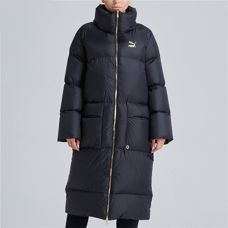 (WMNS) PUMA Longline Down Jacket 'Black' 575018-04