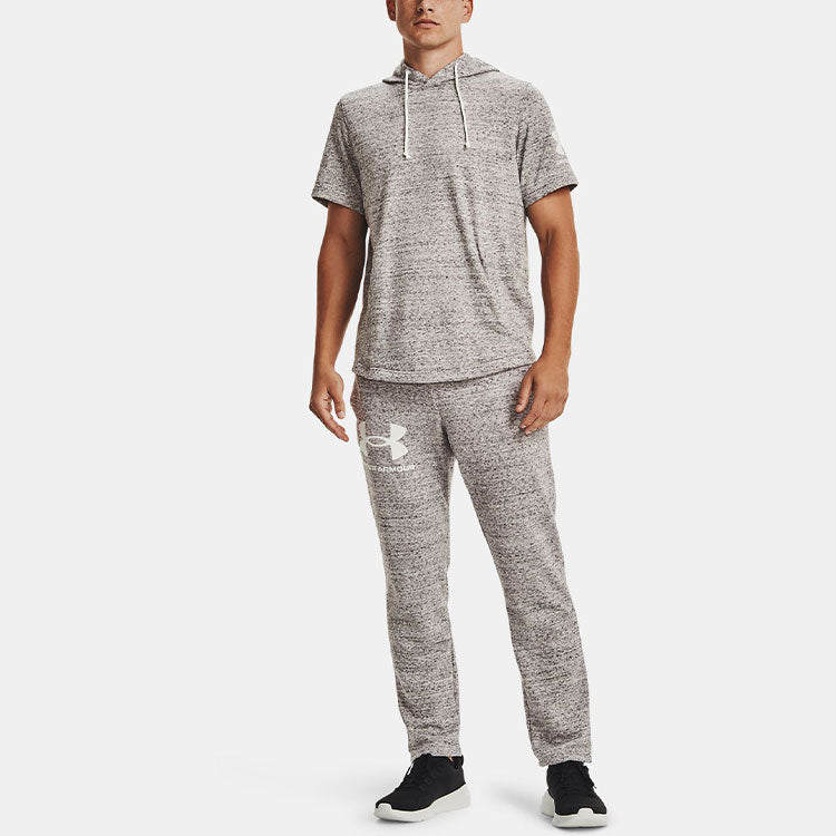 Under Armour Rival Terry Logo Fleece Sweatpants 'Grey' 1361644-112