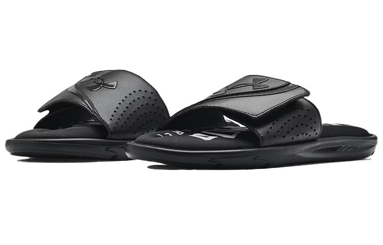 Under Armour Ignite 6 Graphic Strap Slide 'Black' 3024451-001