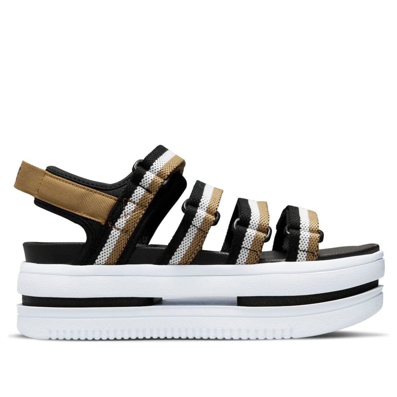 (WMNS) Nike Icon Classic Sports Black Brown Sandals 'Black Brown' DH0223-002