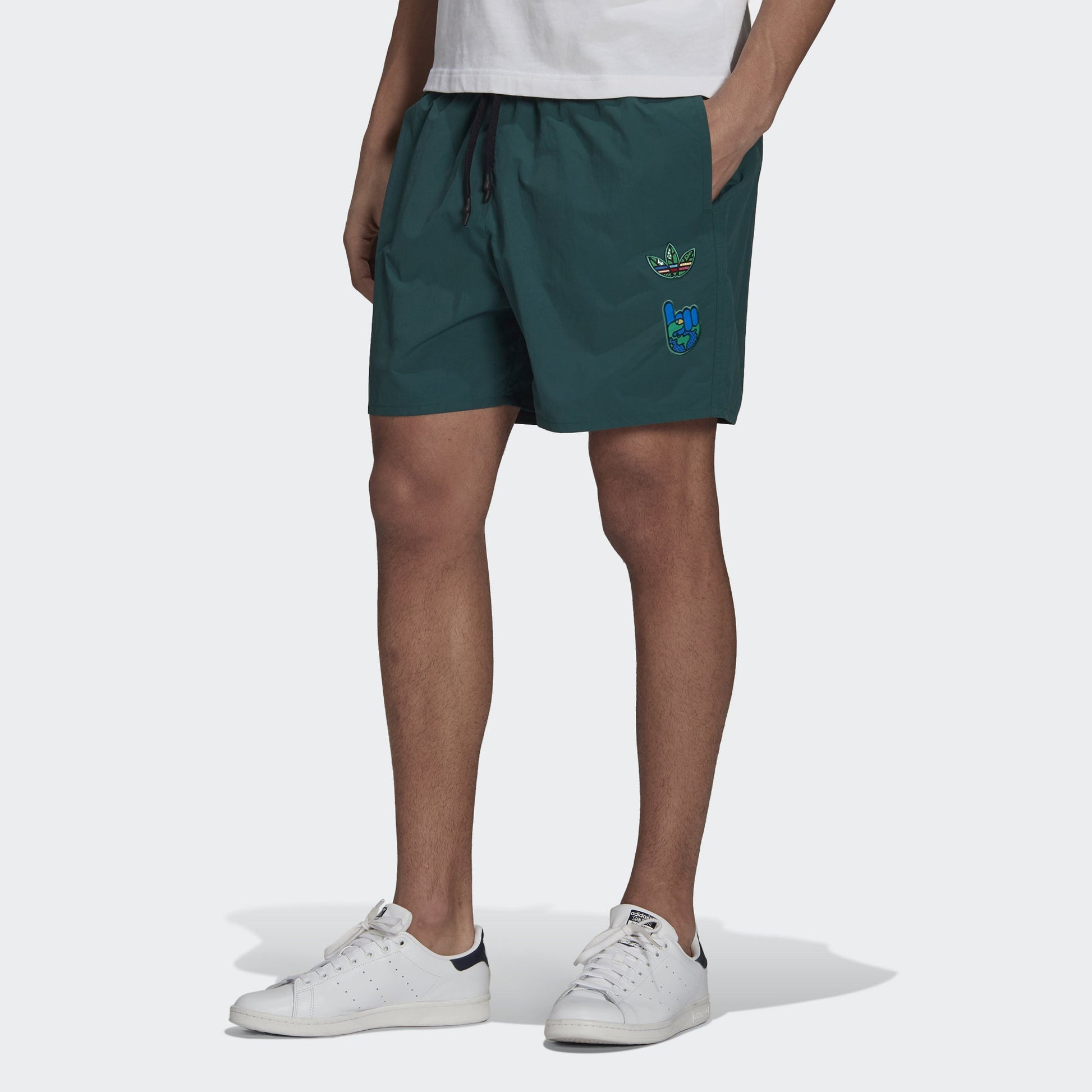 adidas originals Artist Shorts Pocket Sports Drawstring Green HA4687