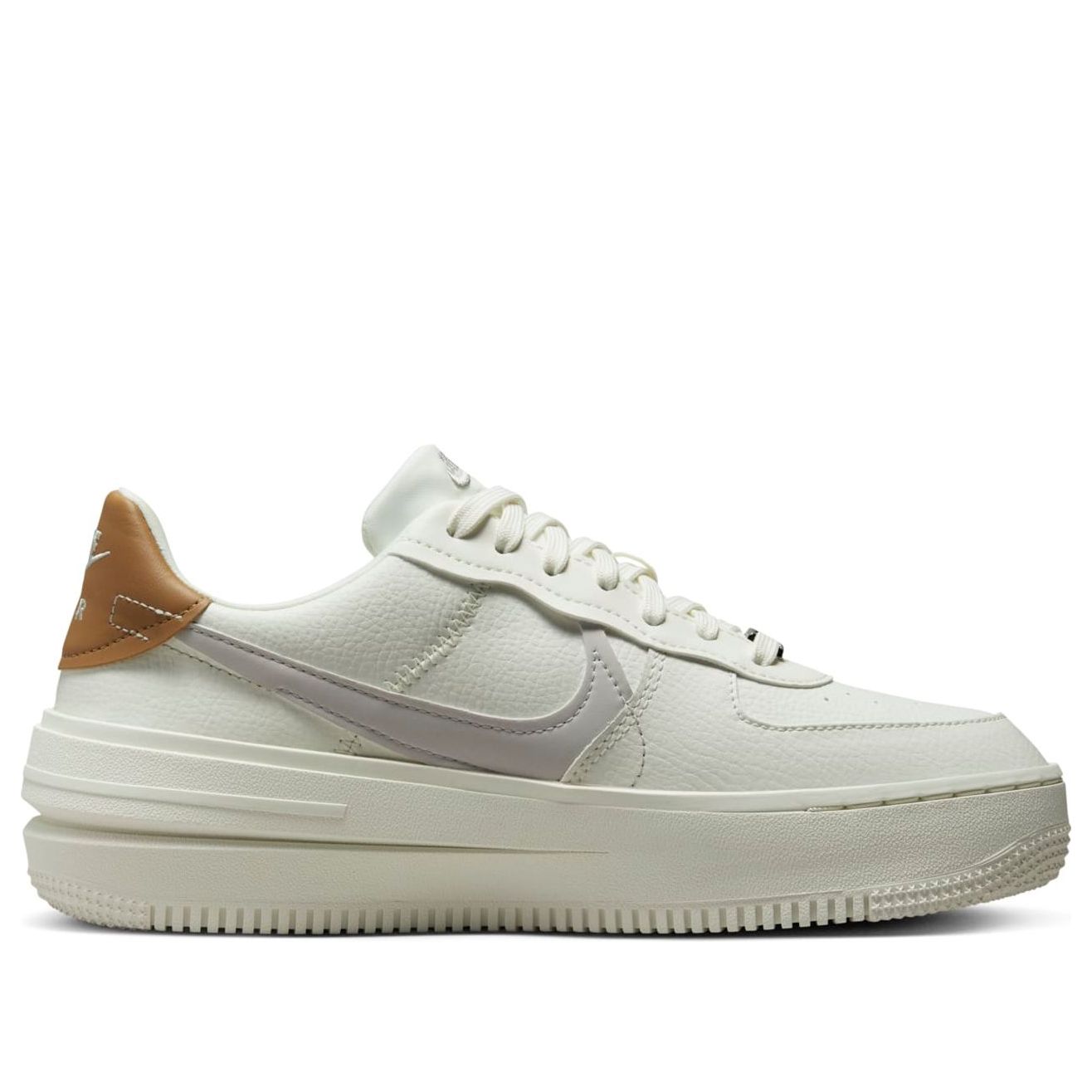 (WMNS) Nike Air Force 1 Low 1 PLT.AF.ORM 'White Brown' DZ5017-133