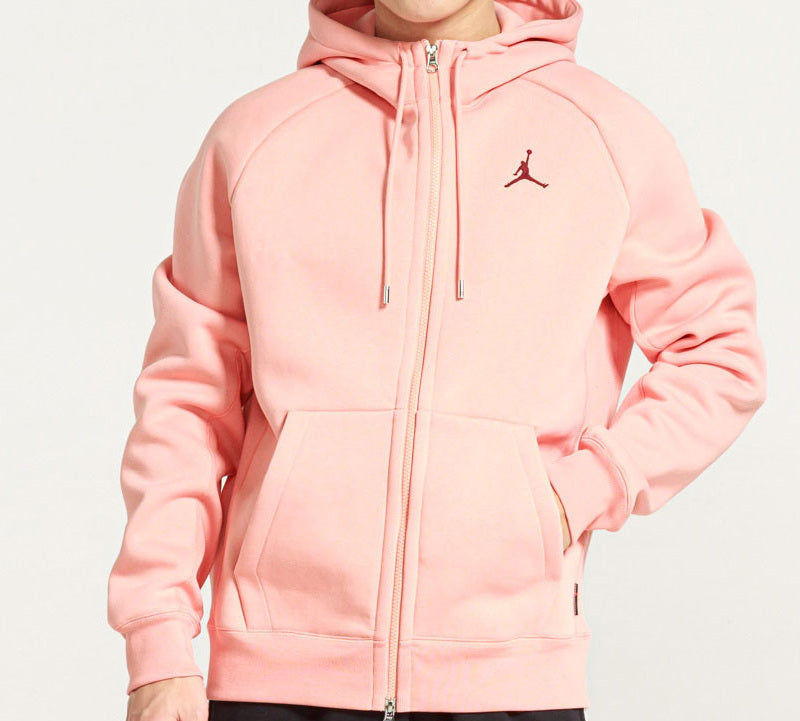 Air Jordan Flying Man Embroidered Sports Hooded Jacket Pink CD8734-606
