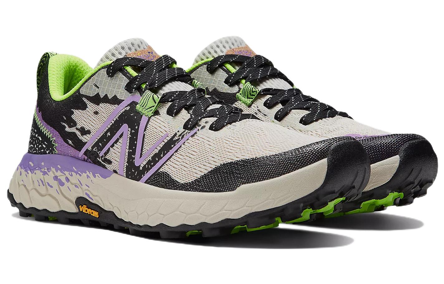 (WMNS) New Balance Fresh Foam X Hierro v7 'Electric Purple Pixel Green' WTHIERS7