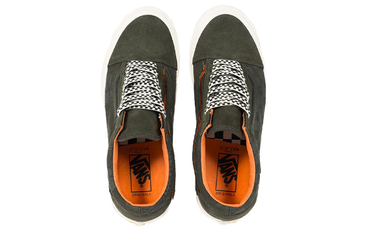 Vans Porter-Yoshida & Co. x OG Old Skool LX 'Green Floral Checkerboard' VN0A4P3XWW6
