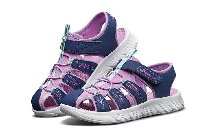 (GS) Skechers C-Flex Sandal 'Navy Lavender' 86939L-NVLV