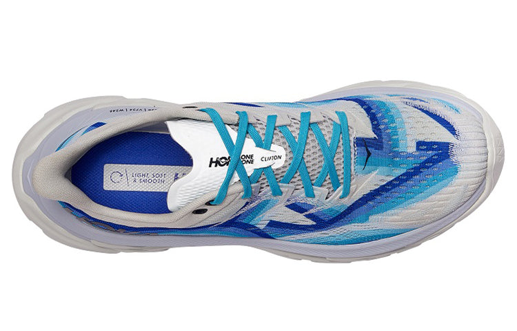 HOKA ONE ONE Clifton Edge Geometric 'White Dazzling Blue' 1122570-DBBF