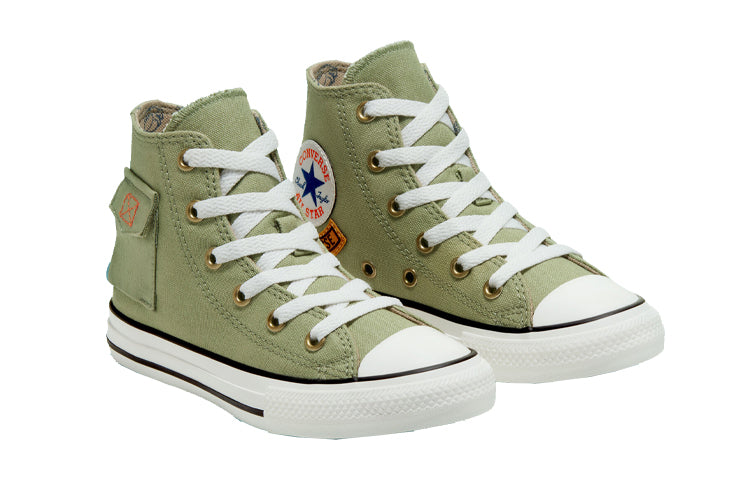 Converse Chuck Taylor All Star Pocket Toddler/Youth Green 667783F