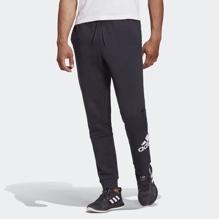 adidas Mh Bos Pnt Fl Printing Logo Casual Sports Pants Black GC7340