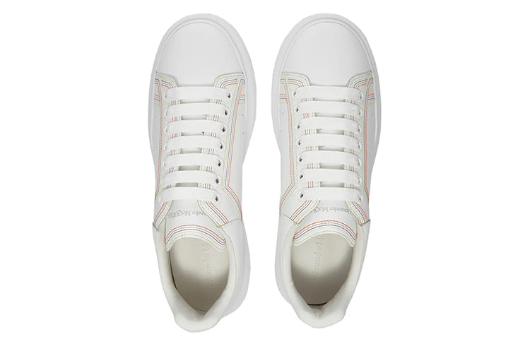 Alexander McQueen Oversized Sneaker 'Embroidered White Multi' 662639WIA4R9035