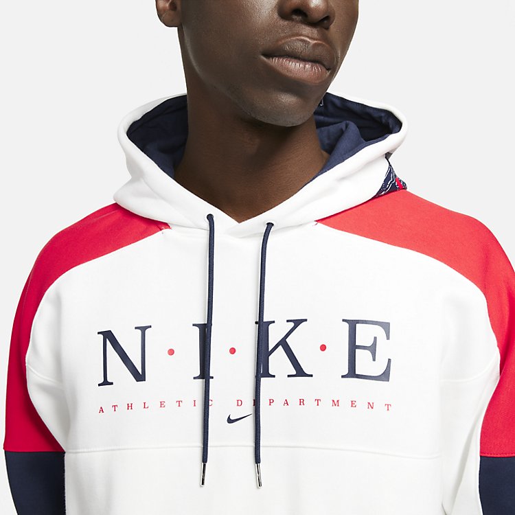 Nike Club Pullover Basketball Hoodie 'White' DM7952-100