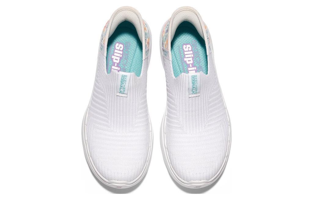 (WMNS) Skechers Go Walk 6 Tropical Bay 'White Multicolor' 124626-WTQ