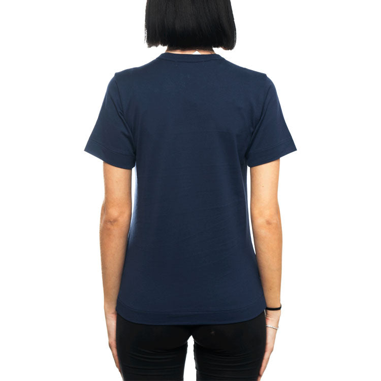(WMNS) COMME des GARCONS PLAY Basic T-Shirt Gold Emblem 'Navy' AZ-T215-051-2