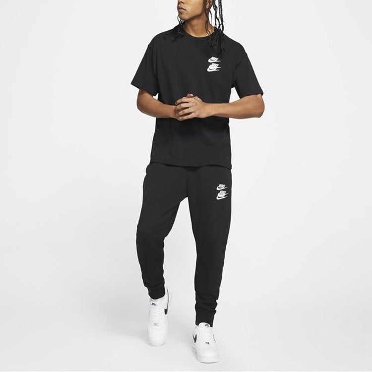 Nike World Tour Around the world Round Neck Short Sleeve Black DA0990-010