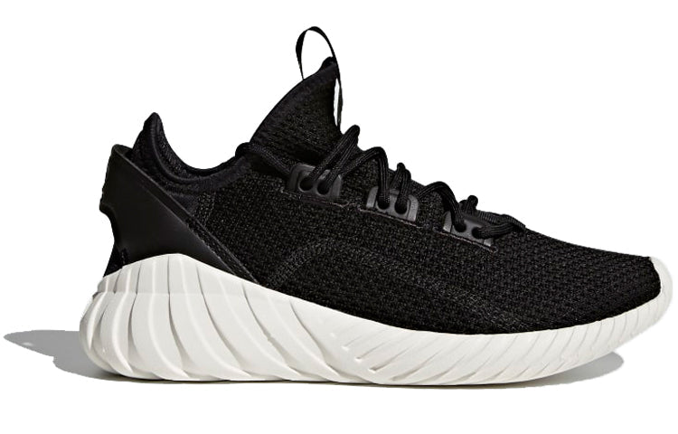 (GS) adidas Tubular Doom Sock Primeknit J 'Core Black' BZ0332