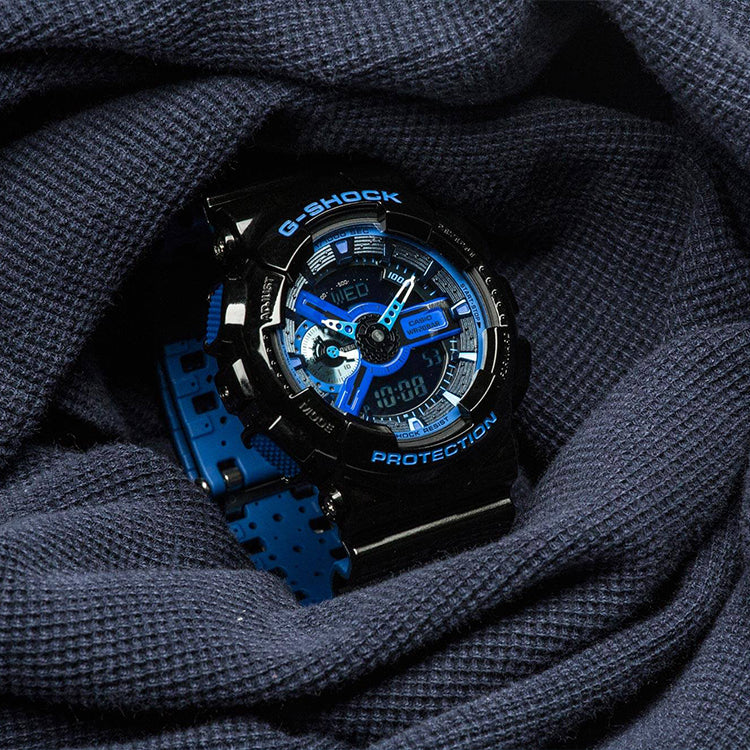 CASIO G-Shock Analog-Digital 'Black Blue' GA-110LPA-1A