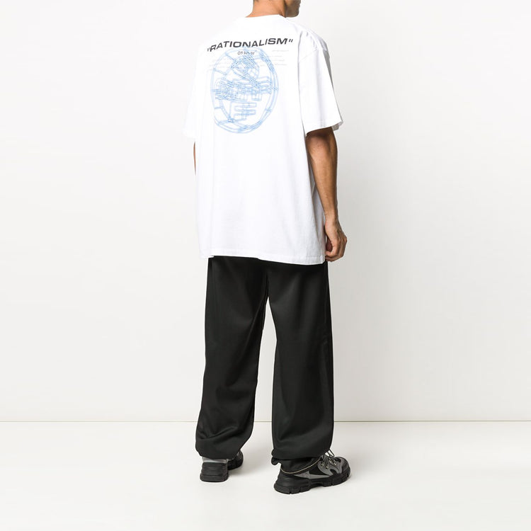Off-White 3D Off Printing Casual Short Sleeve White OMAA038R201850030188